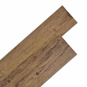 vidaXL Planches de sol Brun Noy&eacute; 5,02 m&sup2; 36 pi&egrave;ces PVC