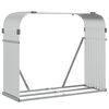 vidaXL Porte-b&ucirc;ches argent&eacute; 120x45x100 cm acier galvanis&eacute;