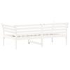 vidaXL Lit de jour sans matelas blanc 90x190 cm bois de pin massif