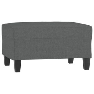 vidaXL Repose-pied Gris fonc&eacute; 70x55x41 cm Tissu