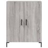 vidaXL Buffet haut Sonoma gris 69,5x34x180 cm Bois d'ing&eacute;nierie