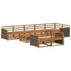 vidaXL Ensemble de canap&eacute;s d'ext&eacute;rieur 9 pcs