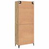 vidaXL Haut Armoire 2 pcs Ch&ecirc;ne artisanal Bois d'ing&eacute;nierie