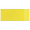 vidaXL Protection de cuisine 2 pcs Jaune 100 x 40 cm verre tremp&eacute;