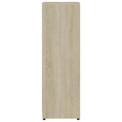 vidaXL Armoire de salle de bain Chêne sonoma Bois d'ingénierie