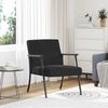 vidaXL fauteuil Noir 59 x 75 x 78 cm Velours