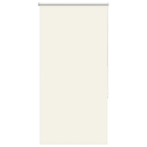 vidaXL Store enrouleur occultant blanc cass&eacute; 85x130cm largeur du tissu