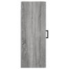 vidaXL Armoire murale sonoma gris 34,5x34x90 cm