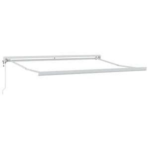 vidaXL Cadre d'auvent Blanc 300 x 250 cm Aluminium