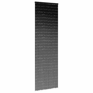 VidaXL Rideau anti-insectes gris fonc&eacute; 56 x 185 cm bambou