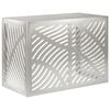 vidaXL Housse de climatiseur Argent&eacute; 100 x 50 x 70 cm Acier inoxydable