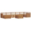 vidaXL Ensemble de canap&eacute;s d'ext&eacute;rieur 8 pc Naturel