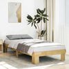 vidaXL Cadre de lit sans matelas 90x200 cm bois massif de ch&ecirc;ne