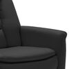 vidaXL Fauteuil de massage Noir Similicuir