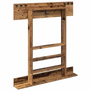 vidaXL Support de queue de billard Bois d'ing&eacute;nierie 93 x 12 x 103 cm