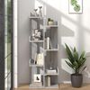 vidaXL Biblioth&egrave;que 48x25,5x140 cm Sonoma gris Bois d'ing&eacute;nierie