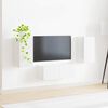 vidaXL Ensemble meuble TV 6 pcs Blanc brillant Bois d'ing&eacute;nierie