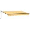 vidaXL Auvent r&eacute;tractable Sable 3,5 x 2 m tissu