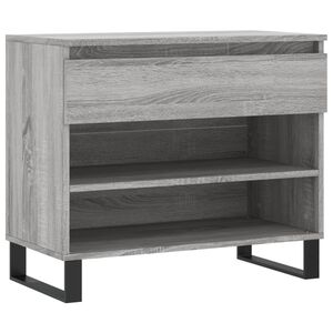 vidaXL Armoire &agrave; chaussures Sonoma gris 70x36x60 cm Bois d'ing&eacute;nierie