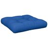 vidaXL Coussins de palette lot de 2 bleu royal tissu