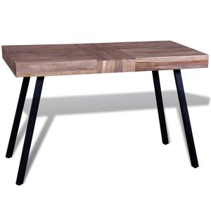 vidaXL Table Teck recycl&eacute;
