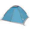 vidaXL Tente de camping à dôme 2 personnes bleu imperméable