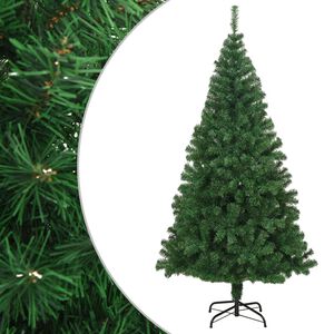 vidaXL Arbre de No&euml;l artificiel avec branches &eacute;paisses vert 180 cm PVC