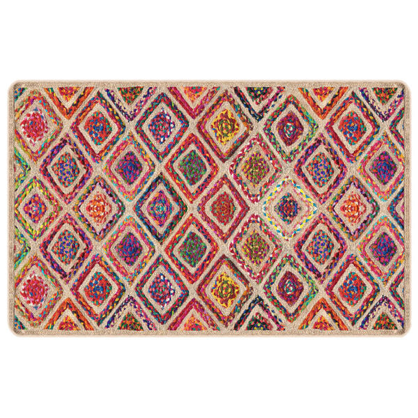 vidaXL Tapis lavable multicolore 190x300 cm antid&eacute;rapant