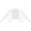 vidaXL Serre avec cadre en acier blanc 4 m² 2x2x2 m