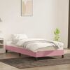 vidaXL Cadre de lit sans matelas rose 90x210 cm velours