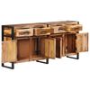 vidaXL Buffet 172x35x80 cm Bois d'acacia solide avec finition miel