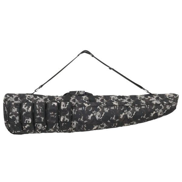 vidaXL Sac &agrave; fusil avec bretelles 135 cm tissu oxford