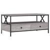 vidaXL Table basse sonoma gris 100x51x45 cm bois d'ing&eacute;nierie