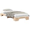 vidaXL Cadre de lit Marron 100 x 210 cm Pin massif