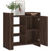 vidaXL Buffet ch&ecirc;ne marron 73,5x35x75 cm bois d'ing&eacute;nierie