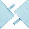 vidaXL Set de serviettes de sport 2 pcs Bleu tissu