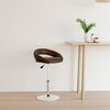 vidaXL Tabouret de bar Marron Similicuir
