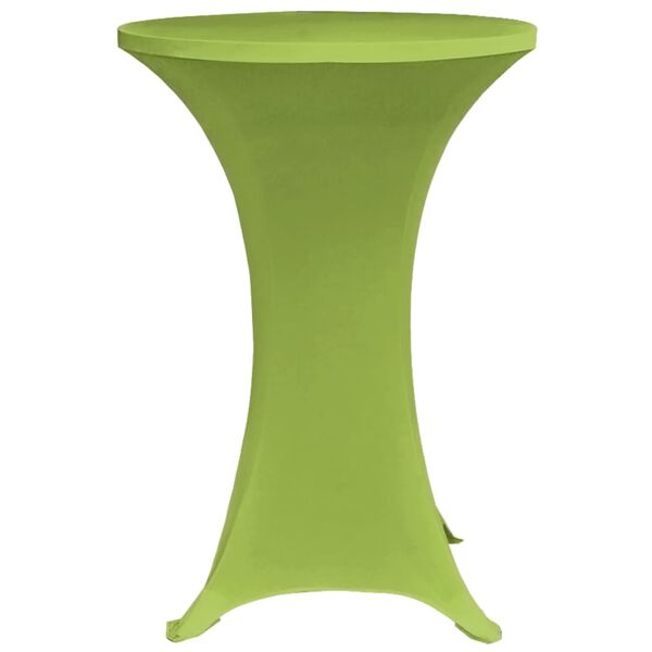 vidaXL Housse de table extensible 2 pcs 70 cm Verte