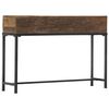 vidaXL Table console 120x30x80 cm bois de r&eacute;cup&eacute;ration massif
