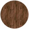 vidaXL Plateau de table Marron fonc&eacute; &Oslash; 80 x 2,5 cm