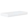 vidaXL Lit de jour avec matelas cr&egrave;me 90x200 cm tissu