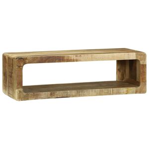 vidaXL Meuble TV Marron 80 x 30 x 25 cm Bois de manguier massif