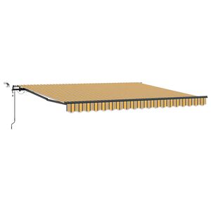 vidaXL Auvent r&eacute;tractable Multicolore 400 &times; 300 cm Polyester
