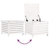 vidaXL Salon de jardin 5 pcs blanc bois massif de pin