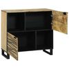 vidaXL Buffet Marron 80 x 33 x 75 cm bois de manguier massif