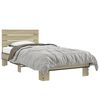 vidaXL Cadre de lit sans matelas chêne sonoma 90x190 cm