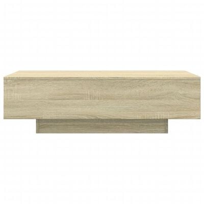 vidaXL Table basse chêne sonoma 100x49,5x31 cm bois d'ingénierie