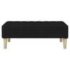 vidaXL banc Noir 113 x 57 x 39 cm tissu