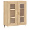 vidaXL Buffet ch&ecirc;ne sonoma 69,5x34x90 cm bois d'ing&eacute;nierie