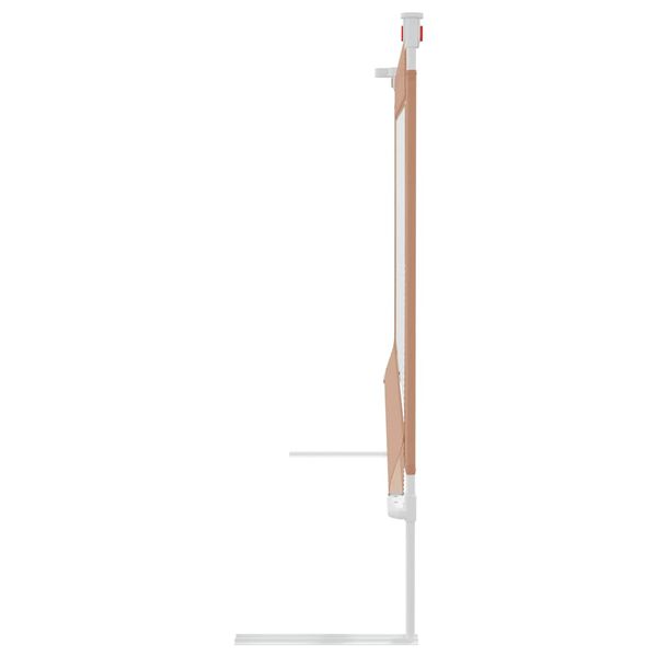 vidaXL Barri&egrave;re de s&eacute;curit&eacute; de lit d'enfant Taupe 180x25 cm Tissu